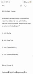 AWS Cloud Practioner Exam Q24 to Q34