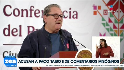 Paco Taibo II es tachado de misógino y machista luego de comentarios sobre libros escritos por mujeres