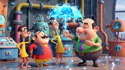 Motu Patlu aur Magic Umbrella ☂️ | Funny 3D Cartoon Episode | Urdu Hindi Kids Animation