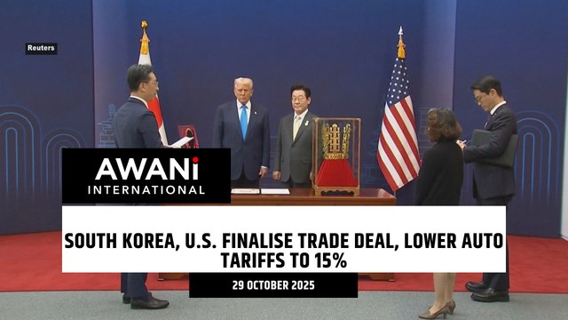South Korea, U.S. finalise trade deal, lower auto tariffs to 15%