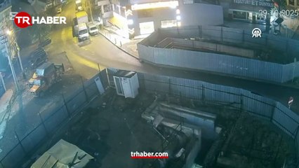 Kocaeli'de 7 katlı binanın çökme anı: İlk görüntü geldi