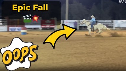 Rodeo fail: Strong mare meets a fall and drags her rider along