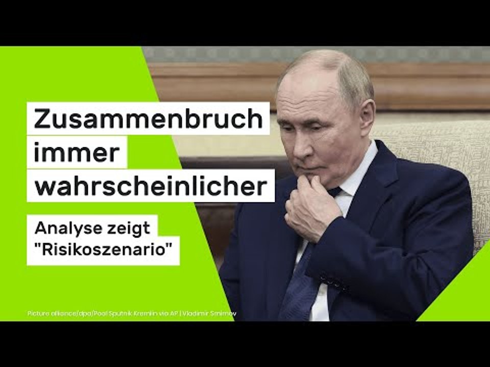 Wladimir Putin: Analyse zeigt 'Risikoszenario' - Zusammenbruch immer wahrscheinlicher