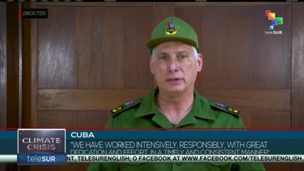 Cuban President urges responsibility ahead of hurricane Melissa's arrival in Eastern Cuba