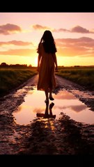 A Girl Walking Into the Sunset 🌅 | Emotional Cinematic Short