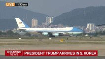 US President Donald Trump Arrives in South Korea