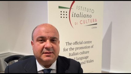 IIC Londra, Bongarrà: parliamo dell'Italia che è e potrà essere