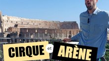 Les mots CIRQUE et ARÈNE