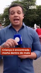 [Imágenes fuertes] Encuentran el cuerpo de un niño en una maleta frente a un cementerio