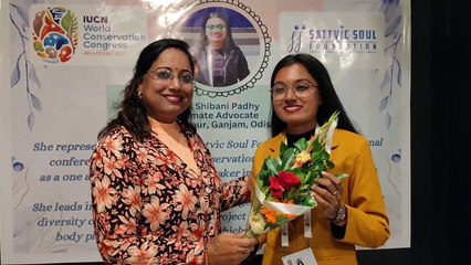 ସୁନା ଝିଅ ଶିବାନୀ; ଆବୁଧାବିରେ ପରିବେଶ ସୁରକ୍ଷାର ମନ୍ତ୍ର ଦେଲେ, ବିଶ୍ୱ ବୈଜ୍ଞାନିକଙ୍କ ପ୍ରଶଂସା ସାଉଁଟିଲେ