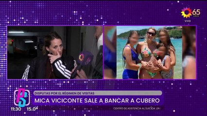 Mica Viciconte habló del conflicto entre Fabián Cubero y Nicole Neumann