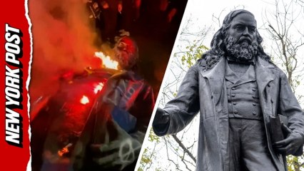 Trump brings back confederate statue toppled during 2020 BLM movement