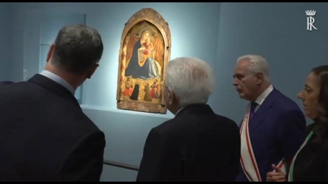 Mattarella a Firenze, mostra di Beato Angelico e omaggio a Spadolini