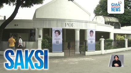 Puntod nina FPJ at Susan Roces, dinalaw ng fans; may QR codes na maaaring ma-scan para alalahanin ang kanilang iconic roles o projects | Saksi