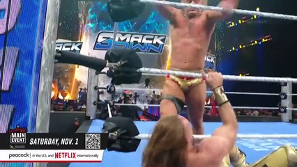 WWE SMACKDAWN 31 OCTOBER 2025 ILJA DRAGUNOV VS NATHAN FRAZER FULL MATCH