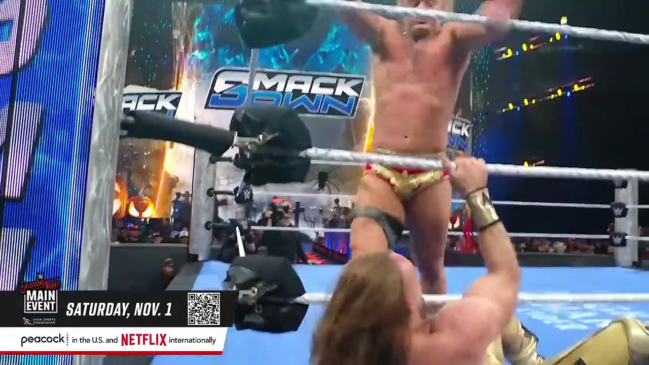 WWE SMACKDAWN 31 OCTOBER 2025 ILJA DRAGUNOV VS NATHAN FRAZER FULL MATCH