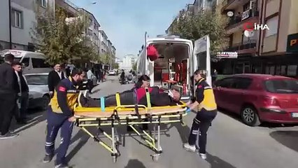 Ortalığın savaş alanına döndüğü kaza kamerada: 1 yaralı