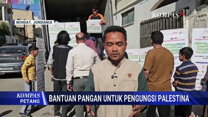Pendistribusian Bantuan Pangan dari Indonesia untuk Pengungsi Palestina di Kamp Jordania