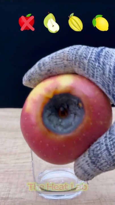 1000°C Hot Metal Ball vs. Apple, Pear, Star Fruit _ Lemon – Extreme Heat Test!