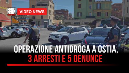 Operazione antidroga a Ostia, 3 arresti e 5 denunce