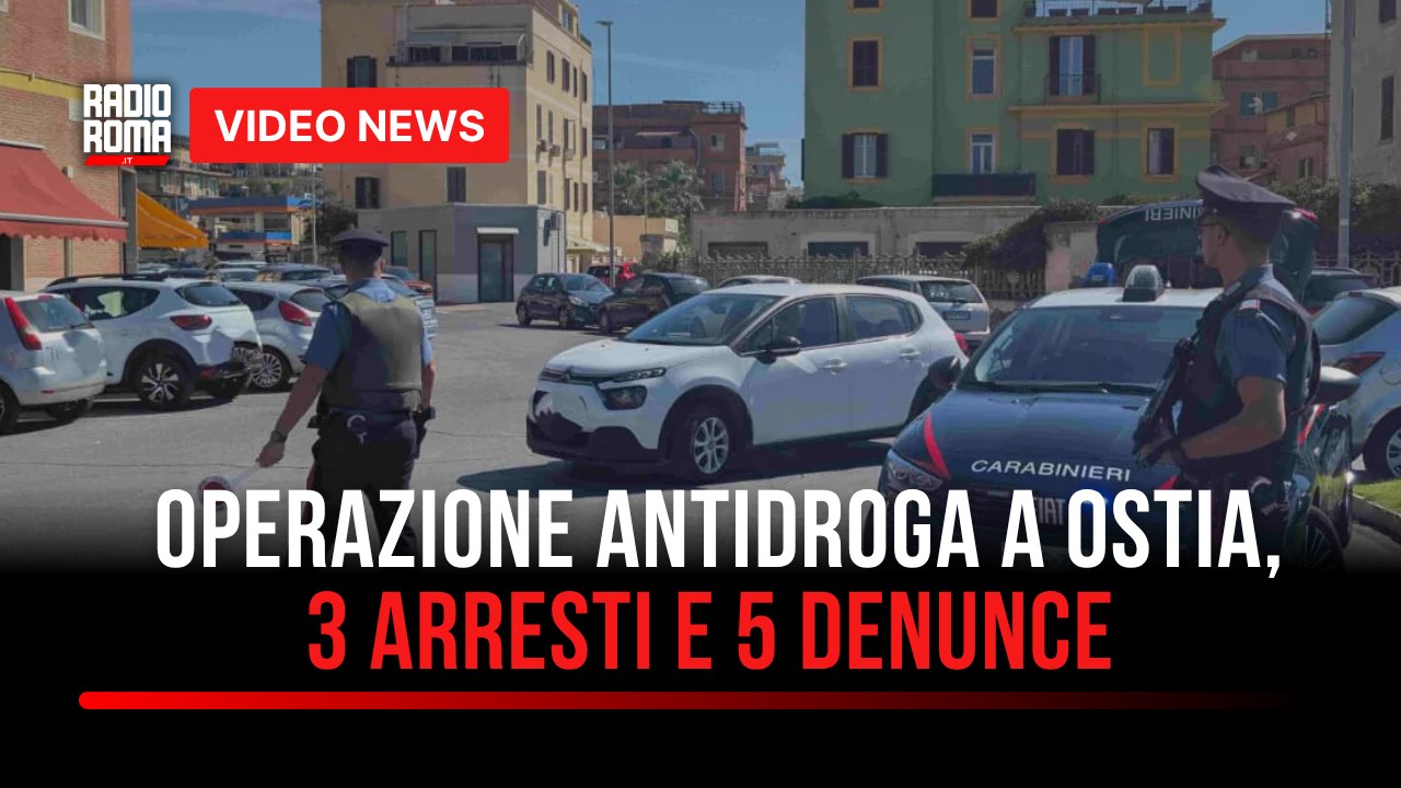 Operazione antidroga a Ostia, 3 arresti e 5 denunce