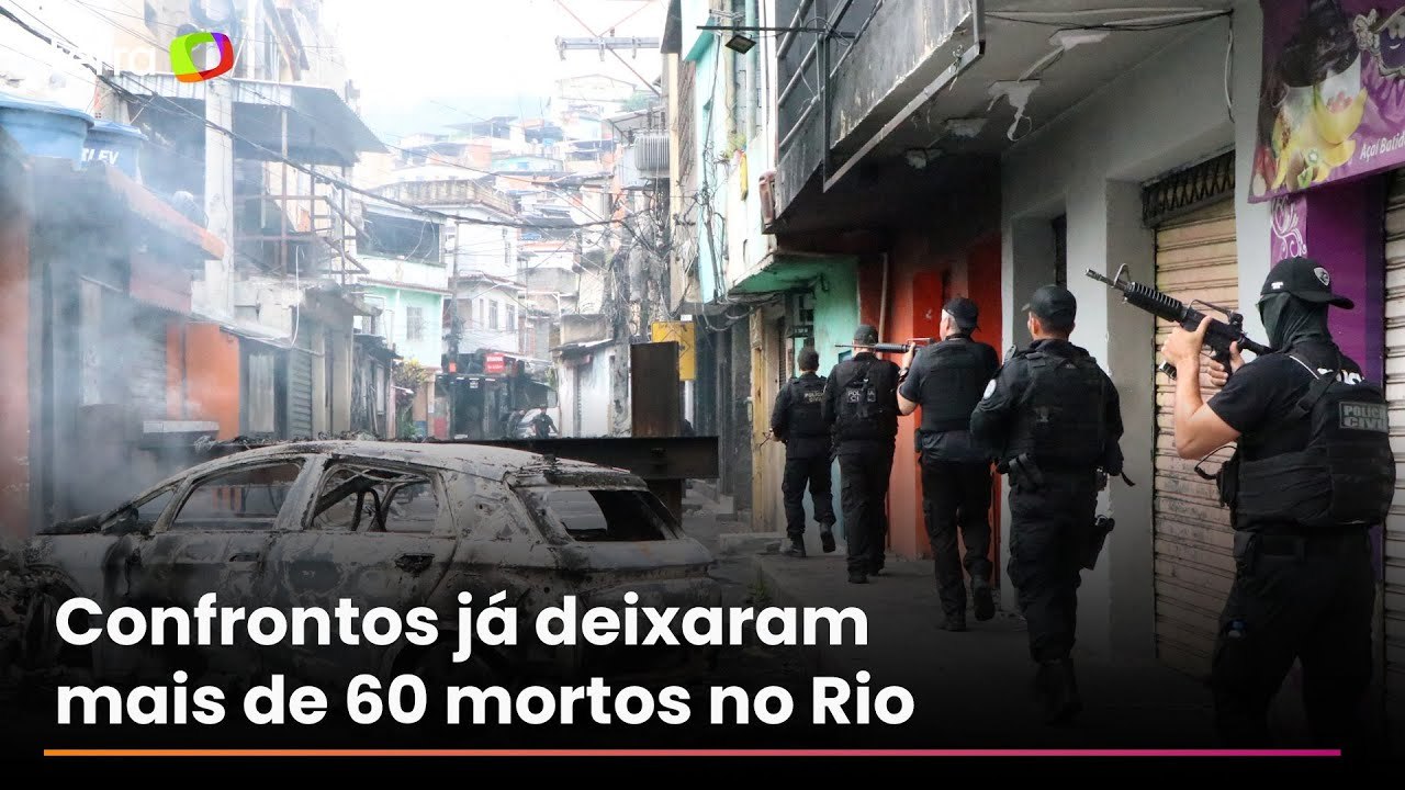 Megaoperação contra o CV se torna a mais letal da história do RJ; cidade vira cenário de guerra