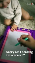 UK mom impressed by her one-year-old son's reading skills