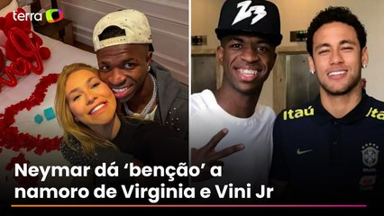 Vini Jr. e Virginia recebem 'benção' de Neymar após oficialização de namoro: 'Menino tá amando'