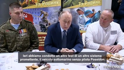 Putin: testato con successo drone sottomarino a propulsione nucleare