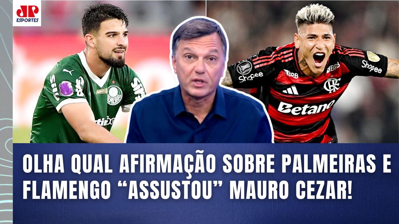 "É SÉRIO QUE ESTÃO FALANDO ISSO??? MEU DEUS!!!" Mauro Cezar COMPARA cenários de Palmeiras e Flamengo
