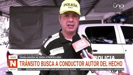 VIDEO: Cámaras registraron el momento en que una trabajadora de EMSA fue atropellada