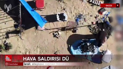 İsrail, ateşkese rağmen Gazze’ye hava saldırısı düzenledi