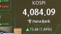 코스피 4,080 돌파...장중·종가 최고치 경신 / YTN