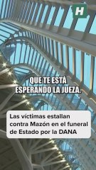 Las víctimas estallan contra Mazón en el funeral de Estado por la DANA