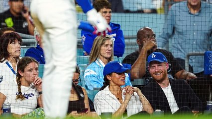 Meghan Markle and Prince Harry enjoy date night at Dodgers' World Series game