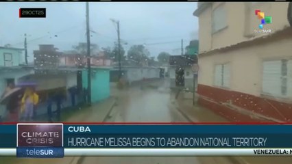 Cuba, hurricane Melissa begins to abandon national territory