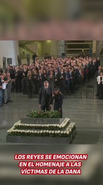 Los reyes se emocionan en el homenaje a las víctimas de la Dana