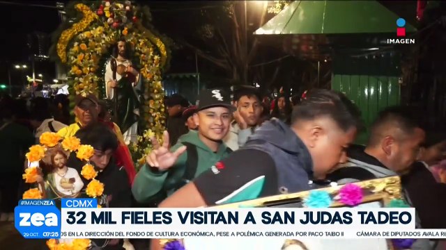 32 mil fieles de San Judas Tadeo visitaron su templo en CDMX | Noticias con Francisco Zea