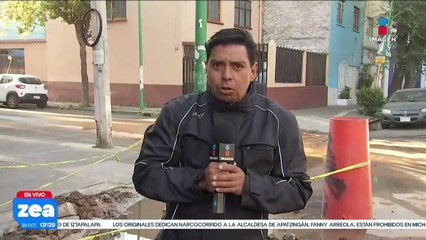 Reportan fuga de agua en Atlampa, CDMX | Noticias con Francisco Zea