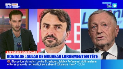 Sondage sur les municipales à Lyon : Aulas de nouveau largement en tête