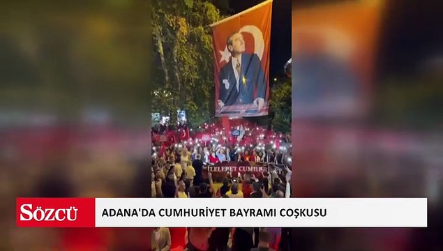 Adana’yı 29 Ekim Cumhuriyet Bayramı Coşkusu Sardı