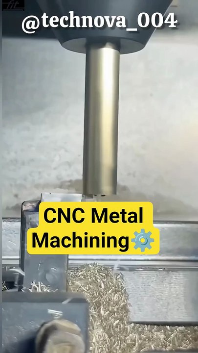 CNC Metal Machining_ Creating Strength and Precision in Every Part ⚙️ #machtech #machine #cncmill