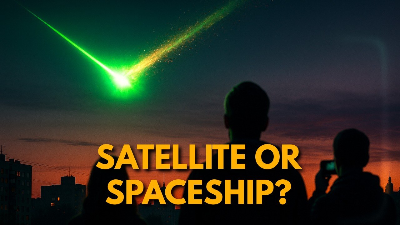 Green Fireball Over Moscow: Meteor or Satellite Debris?