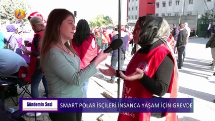 JIN TV | GÜNDEMIN SESİ-Pelin Özkaptan- Smart Polar işçileri insanca yaşam için grevde