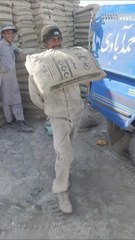 The Toughest Job: Cement Bag Lifting Technique Using Mouth Support | Extreme Manual Labor