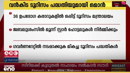 ഒമാനിൽ വൻകിട ടൂറിസം പദ്ധതികളുമായി അധികൃതർ