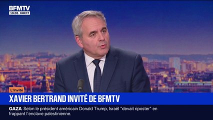 Budget: Xavier Bertrand estime que "le débat parlementaire est confisqué par le RN et LFI"
