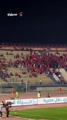 بالدم والروح الماتش مش هيروح.. رد فعل جماهير الأهلي بعد استقبال الهدف الأول أمام بتروجت