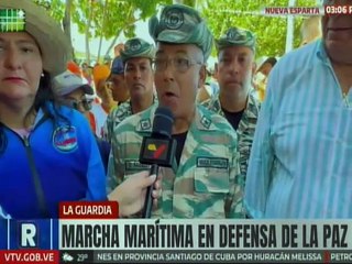 Pueblo neoespartano realizó marcha marítima en defensa de la paz y la soberanía nacional