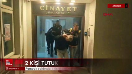 Ankara'da pompalı saldırıda 1 kişiyi öldürüp 1 kişiyi yaralayan şüpheli tutuklandı